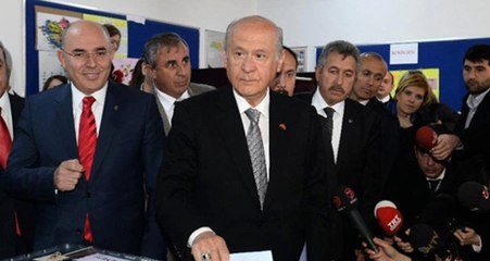 Bahçeli'nin Oy Kullandığı Sandıktan CHP Birinci Çıktı