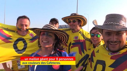 Le coin des supporters - Ces Colombiens ont trouvé le déguisement idéal !