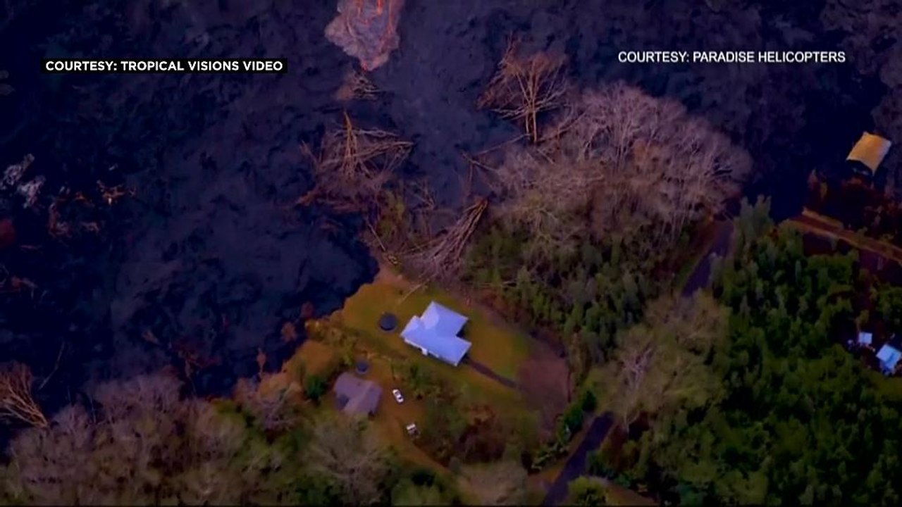 Lava again threatens homes in Hawaii