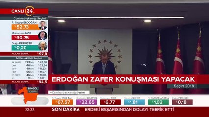 Cumhurbaşkanı Erdoğan, zafer konuşmasını yaptı