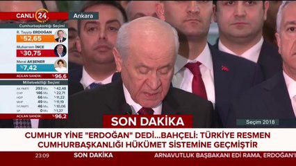 Türkiye'nin önü açılmıştır, Türkiye'nin önü aydınlanmıştır