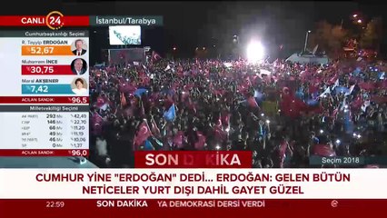 Cumhurbaşkanı Erdoğan: Ya Rab bu kulunu bu millete hizmetkar eyledim