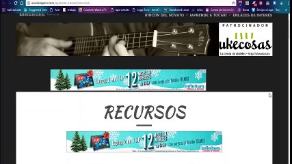 5 Mejores páginas para Acordes de ukelele.