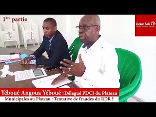 Le PDCI accuse le RDR de fraudes au Plateau