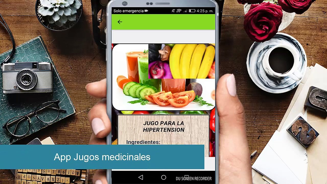 App Jugos medicinales