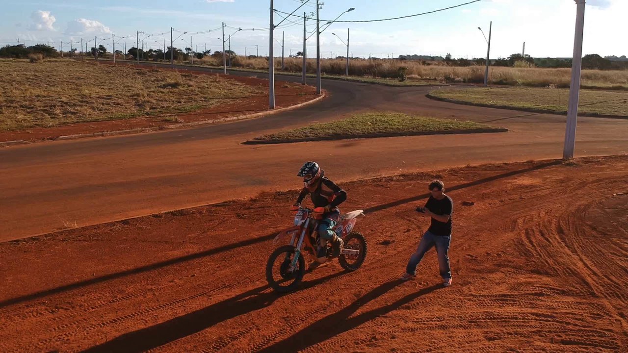 #002 motocross rider (Filmed with drone DJI SPARK)
