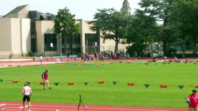 Régionaux de Normandie 2018 à Caen 200m Louise Cavelier