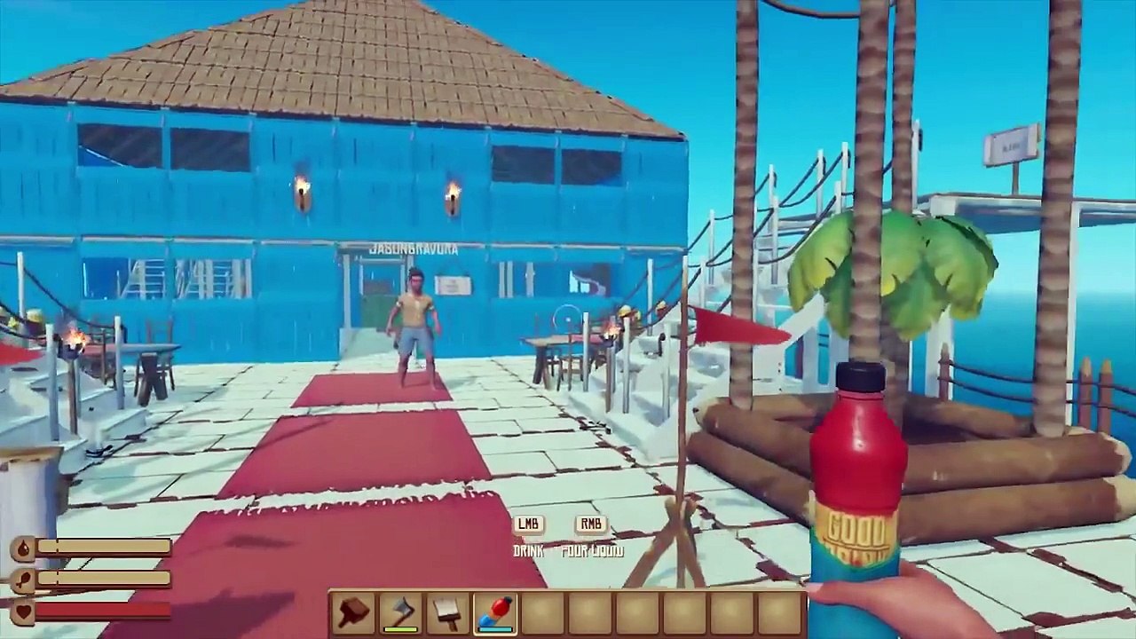 GUY AND GIRL MAKE IT TO RAFT WORLD | Raft