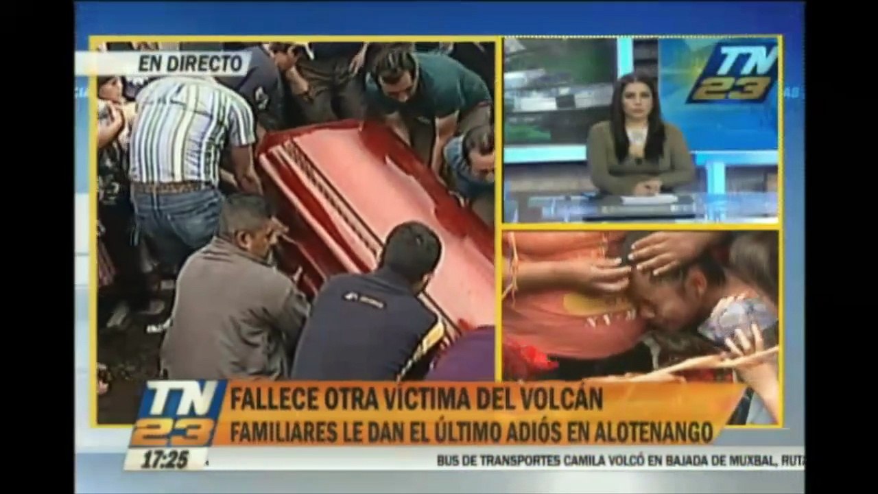Fallece otra víctima de la erupción del volcán de Fuego (Video)