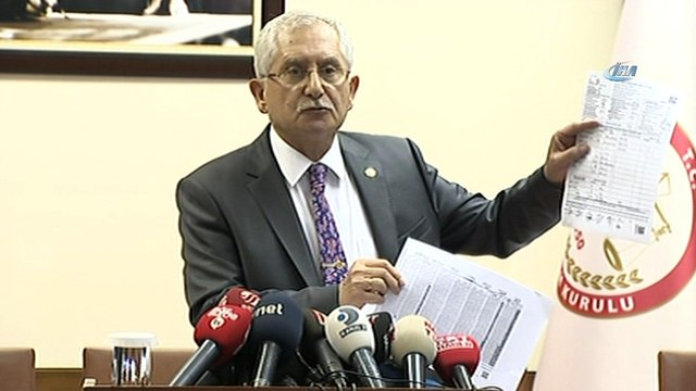 YSK Başkanı Güven: “Recep Tayyip Erdoğan’ın geçerli oyların salt çoğunluğunu aldığı anlaşılmaktadır”