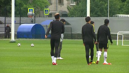 축구대표팀, 베이스캠프에서 악천후 속 회복 훈련 / YTN