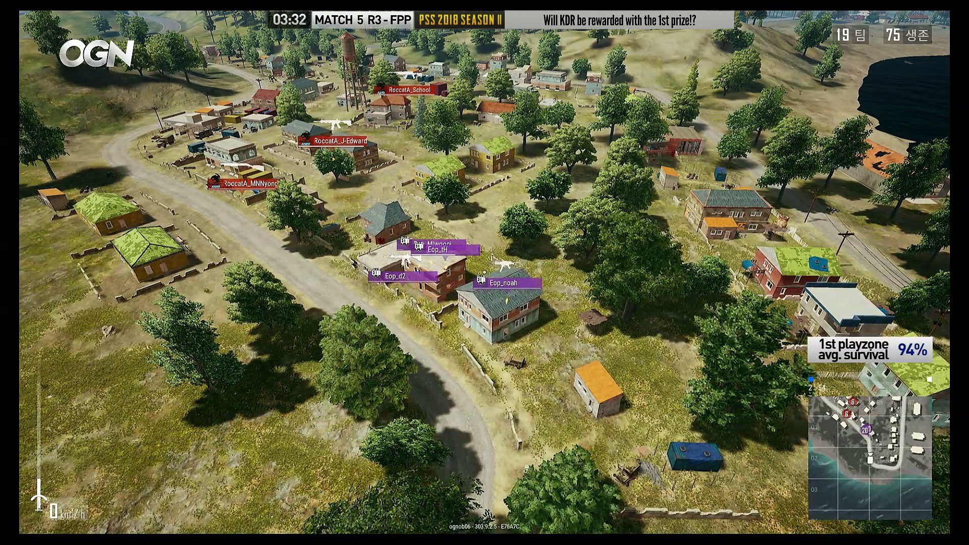 2018 HOT6 PUBG Survival Series Season2 Pro Tour - Match5 Round3