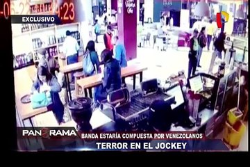 Terror en el Jockey: Banda integrada por extranjeros desata el pánico en centro comercial