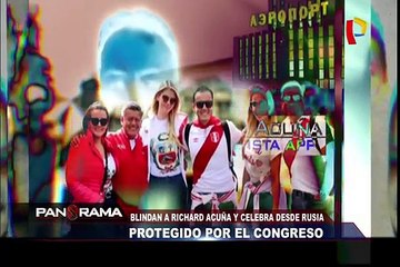 Protegido por el Congreso: blindan a Richard Acuña y él lo celebra desde Rusia