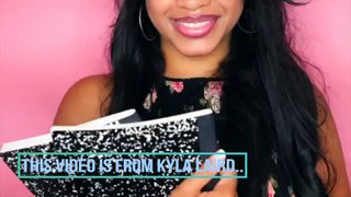 HUGE BACK TO SCHOOL HAUL GIVEAWAY/Kyla Laird