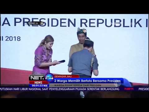 Tolak Hadiah Sepeda Dari Presiden Jokowi, 2 Warga Ini Lebih Memilih Foto Bersama - NET 24