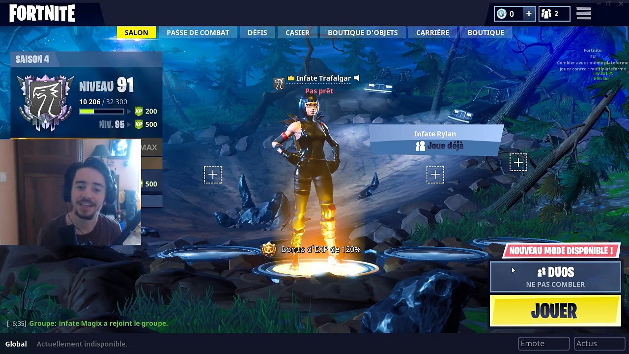 ANNONCE TOURNOI SOLO FORTNITE FR !