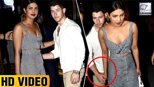 Priyanka Chopra & Nick Jonas Enjoy COSY Dinner Date In Mumbai