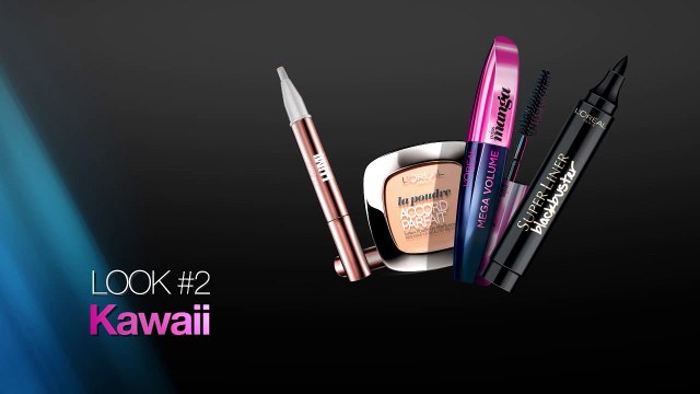 Trucco occhi Look Manga - #2 Kawaii (2)