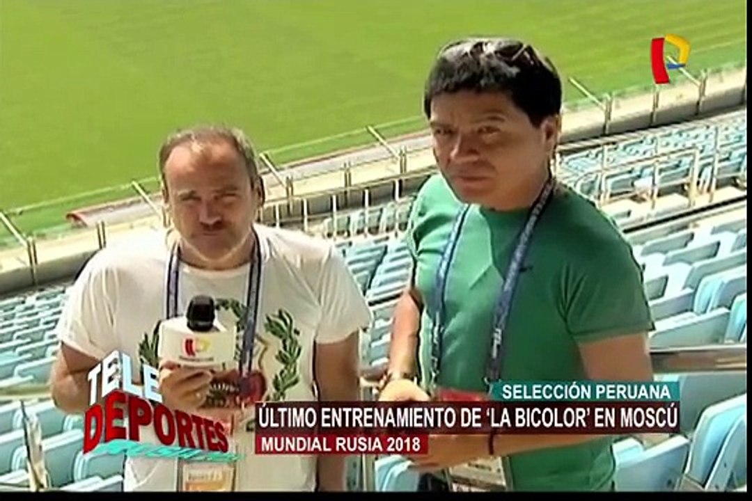 Último entrenamiento de la bicolor en Moscú