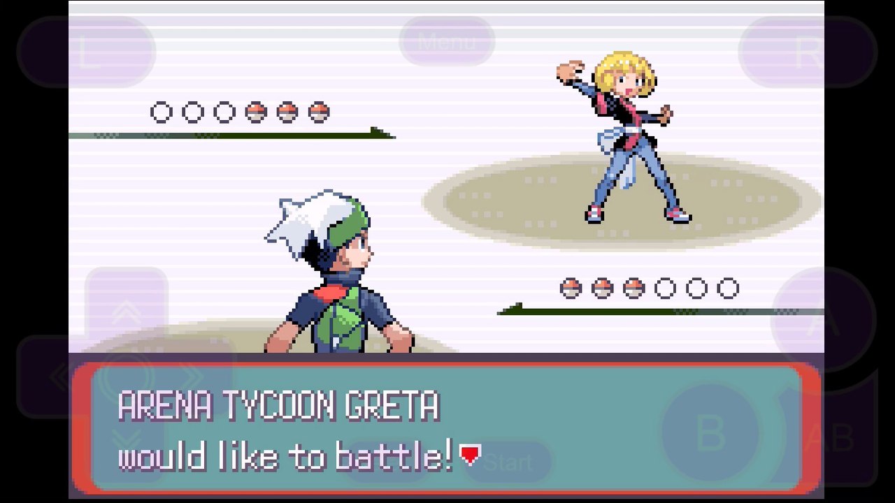 Pokemon Emerald - Arena Tycoon Greta (Silver)