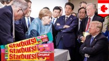 Trump threw Starbursts candies at Merkel during G7 summit