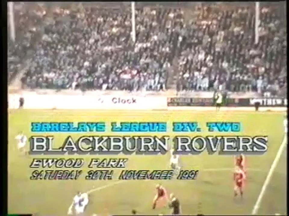 Blackburn Rovers - Middlesbrough 30-11-1991 Division Two