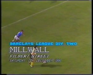 Leicester City - Millwall 07-12-1991 Division Two