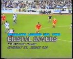 Bristol Rovers - Leicester City 01-01-1992 Division Two