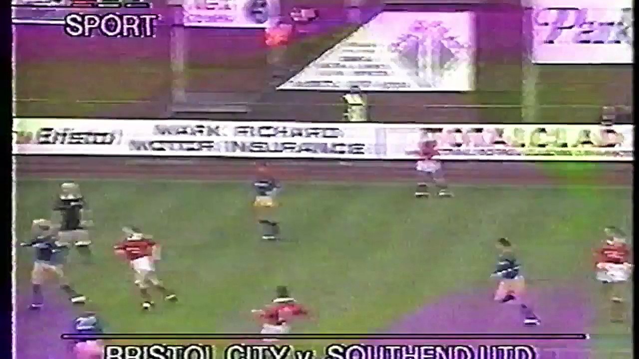 Bristol City - Southend United 18-01-1992 Division Two