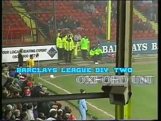 Swindon Town - Oxford United 28-01-1992 Division Two