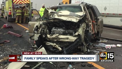 Family speaks after deadly wrong-way crash near Holbrook