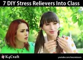 7 Weird Ways To Sneak Stress Relievers Into Class - Weird Stress Toys!via: Troom Troom - easy DIY video tutorials, youtube.com/troomtroom