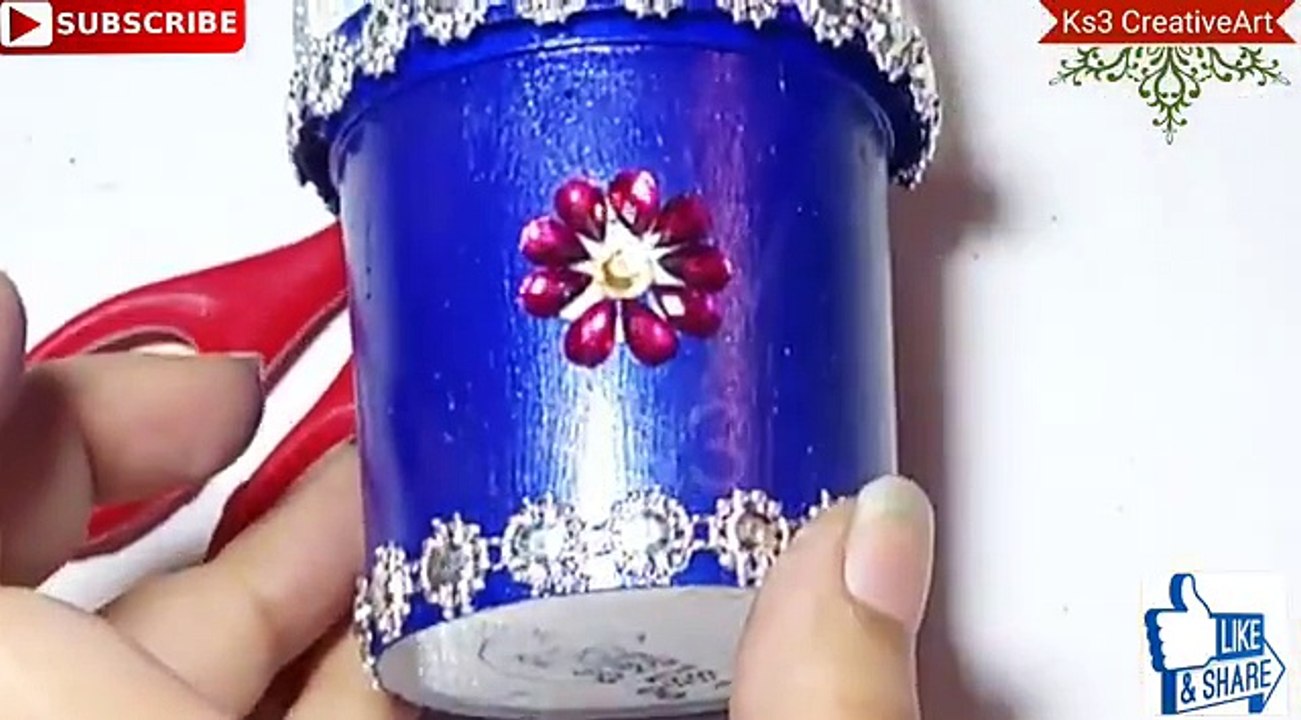 - DIY Best out of waste empty Ice Cream Cup craft idea | Reuse ice cream cup idea | Best out of wasteCredit: Ks3 CreativeArtFull video: