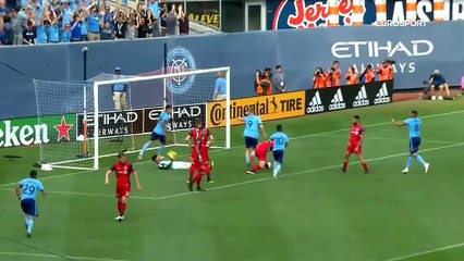 Une talonnade royale et une frappe croisée parfaite : Berget a porté New York