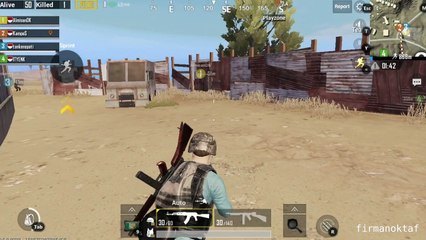 PUBG - MOBILE GAMEPLAY #6 FIRST MIRAMAR BATTLE