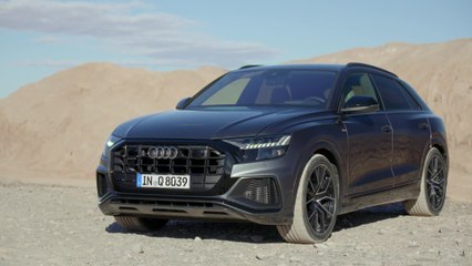 Audi Q8 Exterior Design in Daytona grey in Chile