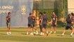 Neymar gets his ears flicked after failing at Brazil keepy-uppy game