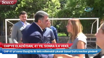 CHP'ye Elazığ'dan 41 yıl sonra ilk vekil