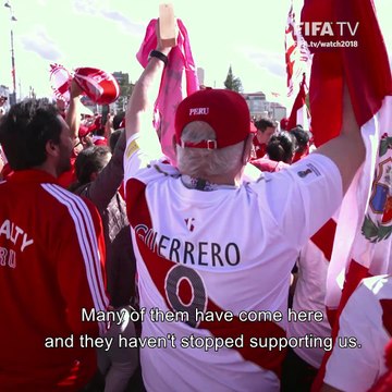Edison Flores talks about the passionate Peruvian support