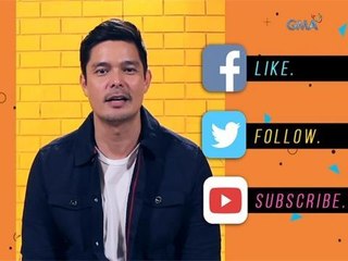 Dingdong Dantes invites you to like, follow, and subscribe to GMA