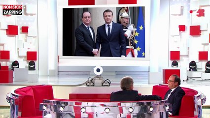 Vivement Dimanche : François Hollande se moque d'Emmannuel Macron (Vidéo)