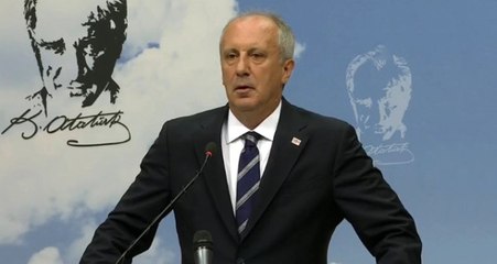 Son Dakika! Muharrem İnce: Seçim Sonuçlarını Kabul Ediyorum