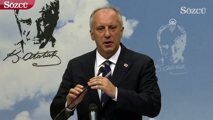 Muharrem İnce'den İsmail Küçükkaya tepkisi