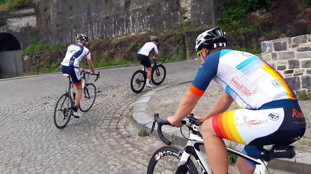 Julien grimpe 90,5 fois la citadelle de Namur