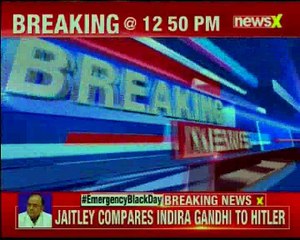 Sudhanshu Trivedi, BJP briefing media; reminds Congress of 'India is Indira' remark