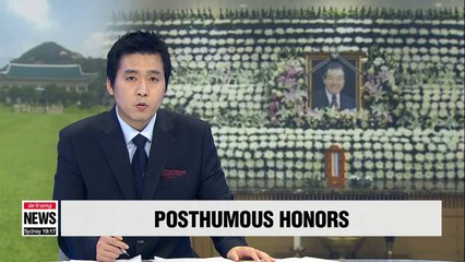 Blue House to honor late former PM Kim Jong-pil