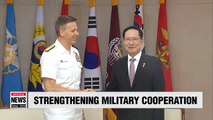 S. Korea's defense chief and head of U.S. Pacific Command reaffirm strong military consultations