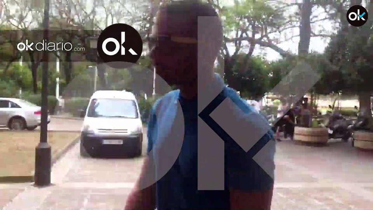 Ángel Boza entrando en los juzgados