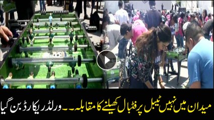Mexico sets world record with the largest Table Football Competition